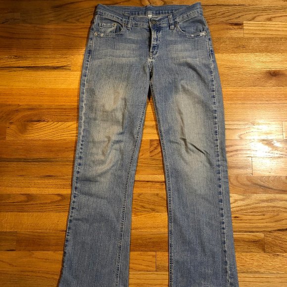 VINTAGE M2F BLUE BOOTCUT DENIM JEANS SZ 26/6 - Picture 1 of 10